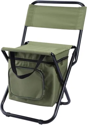 Folding Chairs Multifunctional Outdoor Folding Chair Portable Ice Cooler Insulated Picnic Bags Hiking Camping Fishing Seat Stool
