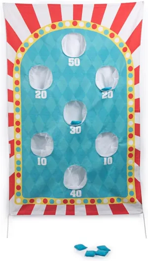 Fun Express Canvas Bean Bag Toss Game - VBS Vacation Bible School Supplies/Decor - Outdoor Games for Kids - 1 Game Set