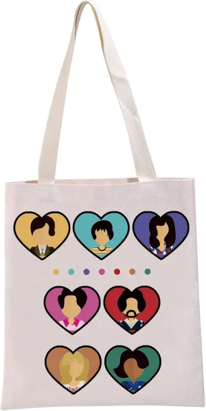 G2TUP Musical Inspired Gift F Characters Tote Bag Musical Themed Fans Hand Bag Musical Theatre Lover Gift