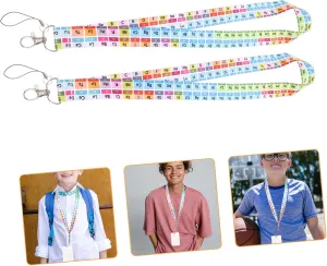 Gadpiparty Universal Cell Phone Lanyard Lanyard Strap Periodic Table Design for Women Boys and Girls
