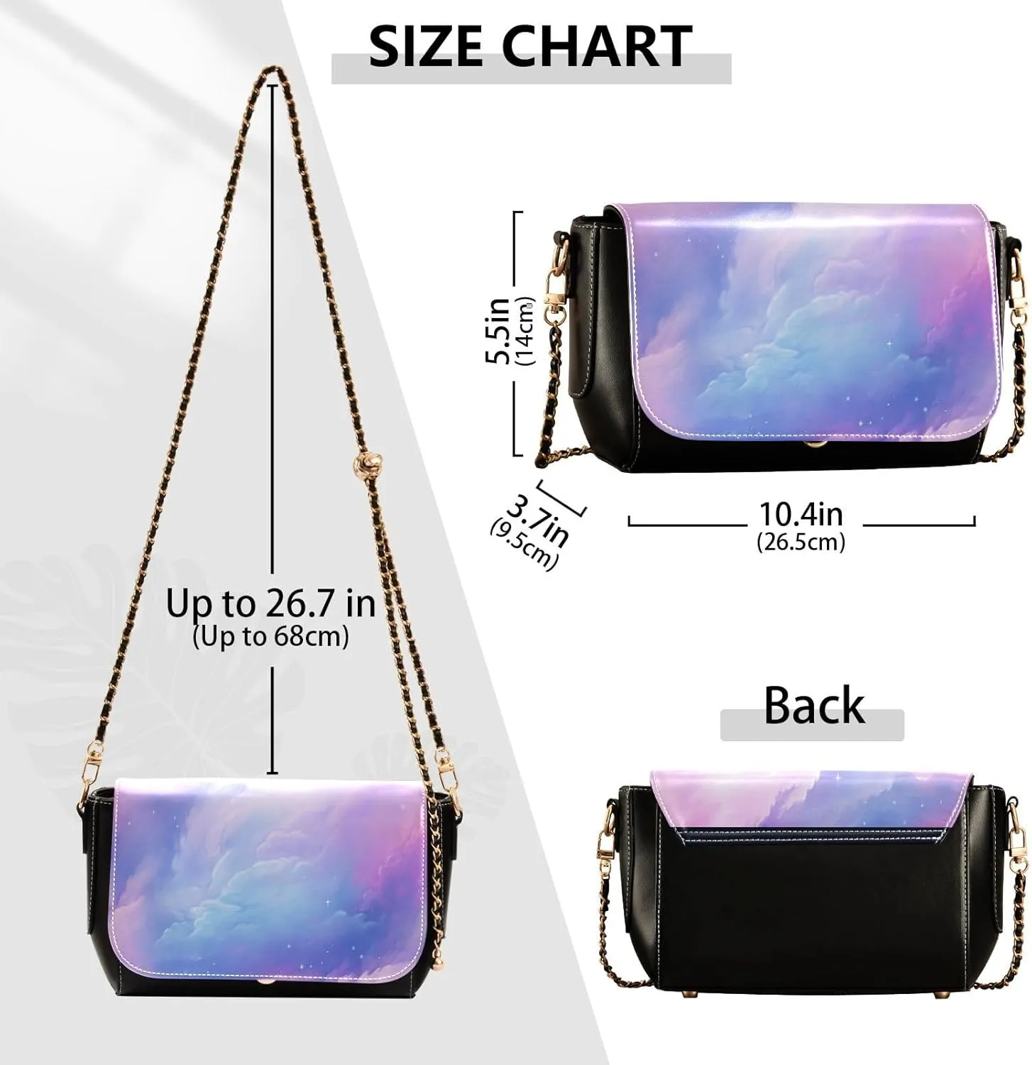 GAIGEO Roses and Dragonflies Leather Women Crossbody Bag, Leather Purses for Women Crossbody Bag, Women's Shoulder Bag