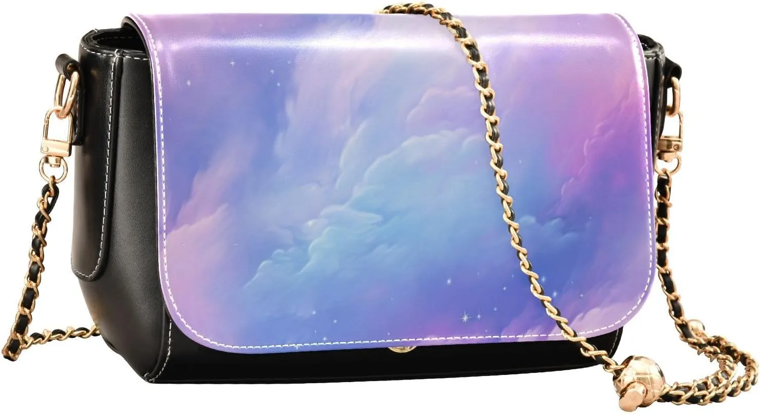GAIGEO Roses and Dragonflies Leather Women Crossbody Bag, Leather Purses for Women Crossbody Bag, Women's Shoulder Bag
