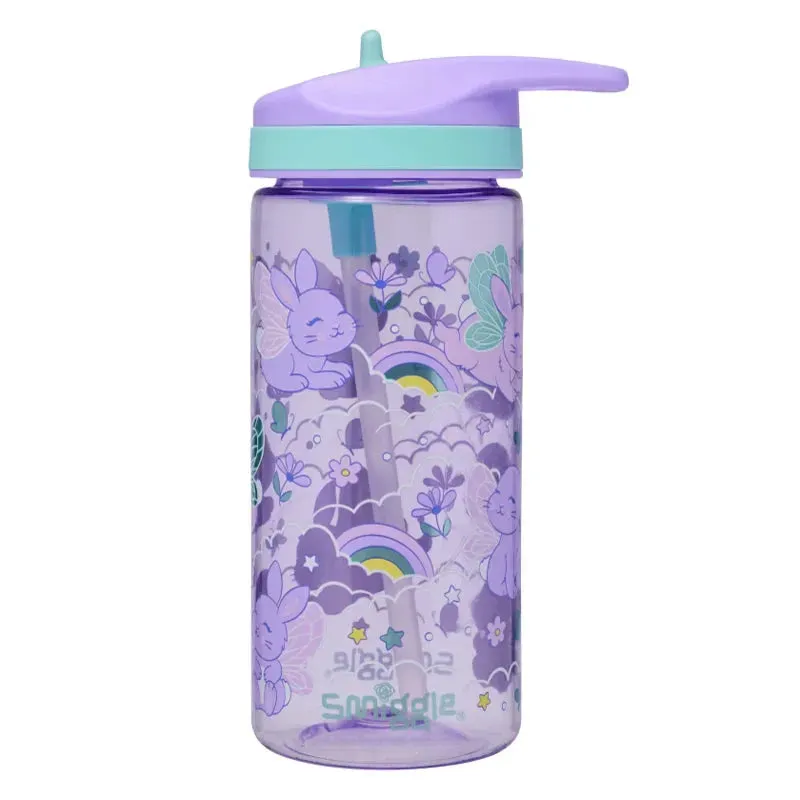 Genuine Australian Smiggle School Bag Purple Angel Rabbit Medium Children's Backpack Water Cup Retractable Pen Bag Student Gift