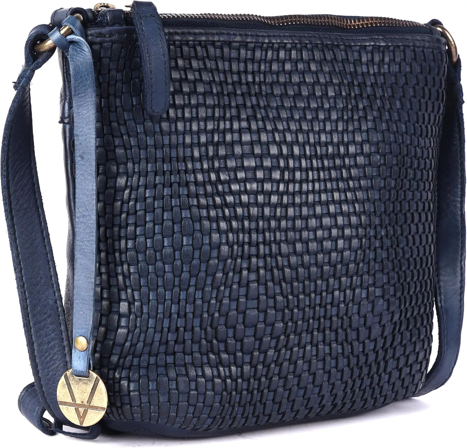 Genuine Leather Crossbody Sling Bag for Women - Trendy Casual Office Bag with Adjustable Strap