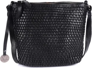 Genuine Leather Crossbody Sling Bag for Women - Trendy Casual Office Bag with Adjustable Strap