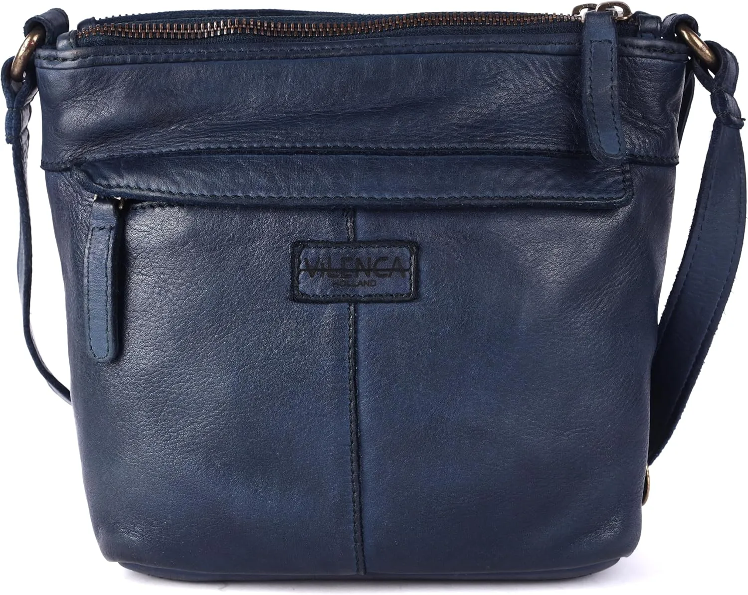 Genuine Leather Crossbody Sling Bag for Women - Trendy Casual Office Bag with Adjustable Strap