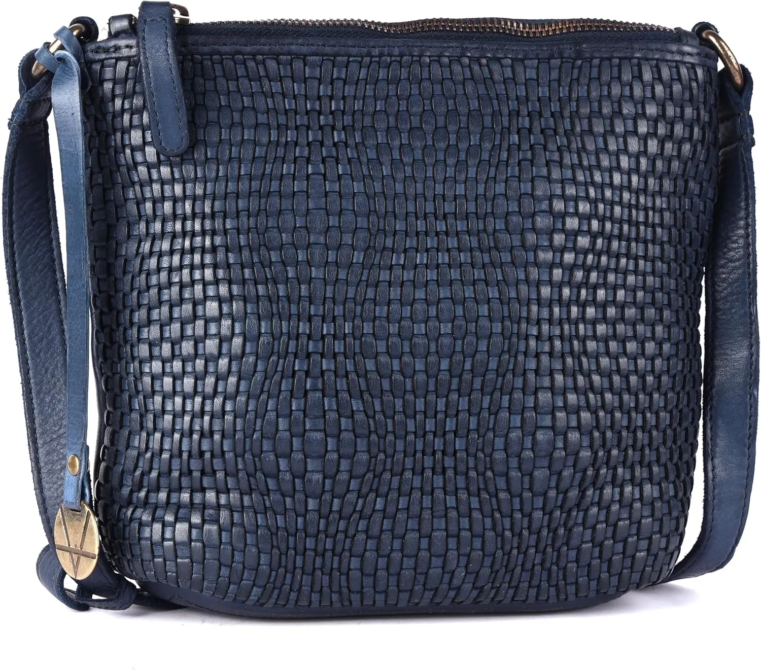 Genuine Leather Crossbody Sling Bag for Women - Trendy Casual Office Bag with Adjustable Strap