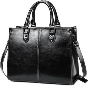 Genuine Leather Handbag for Women, Handmade Shopping Shoulder Bags for Women, Lightweight Hobo Bag