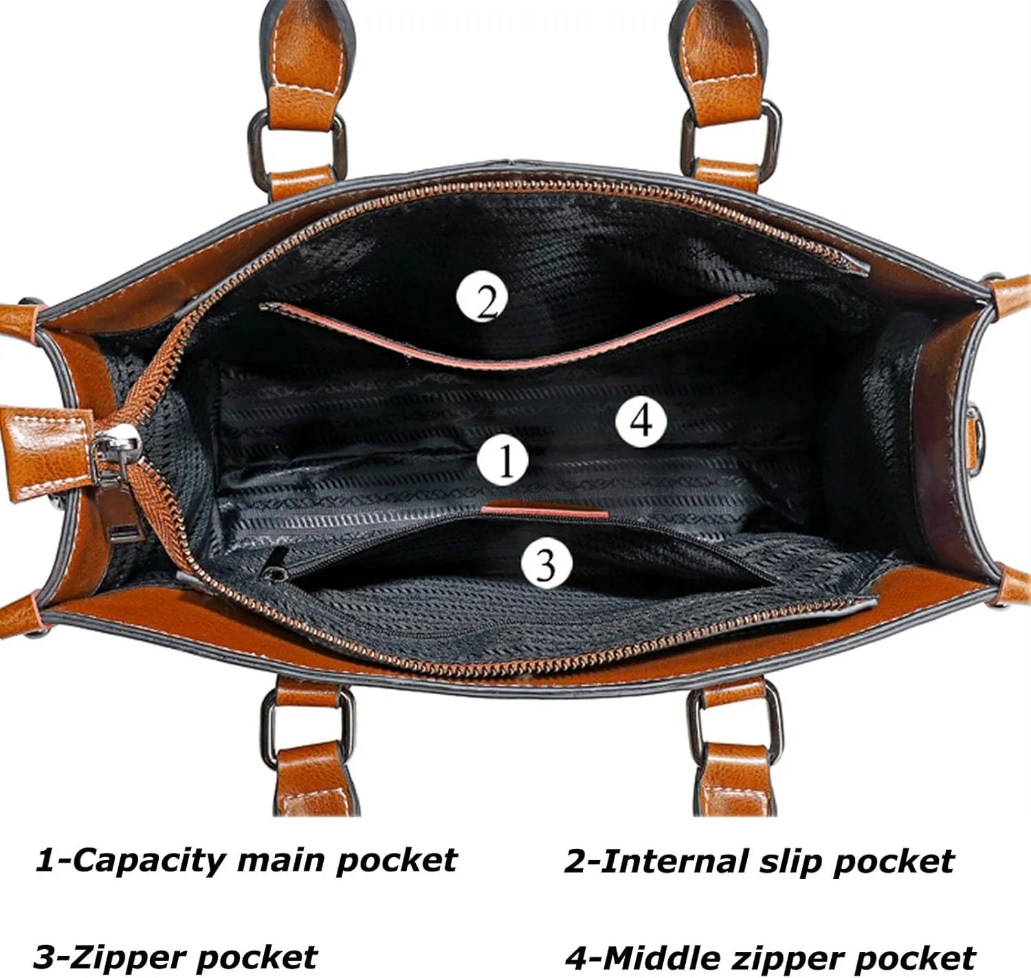 Genuine Leather Handbag for Women, Handmade Shopping Shoulder Bags for Women, Lightweight Hobo Bag