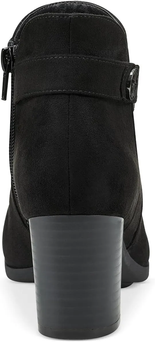 Giani Bernini Womens Artemyss Booties Faux Suede Block Heel Booties