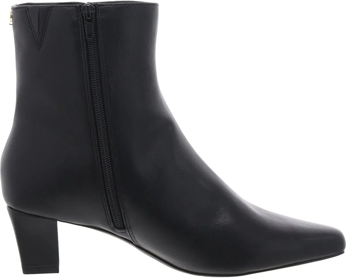 Giani Bernini Womens CARLIE Laceless Faux Leather Ankle Boots