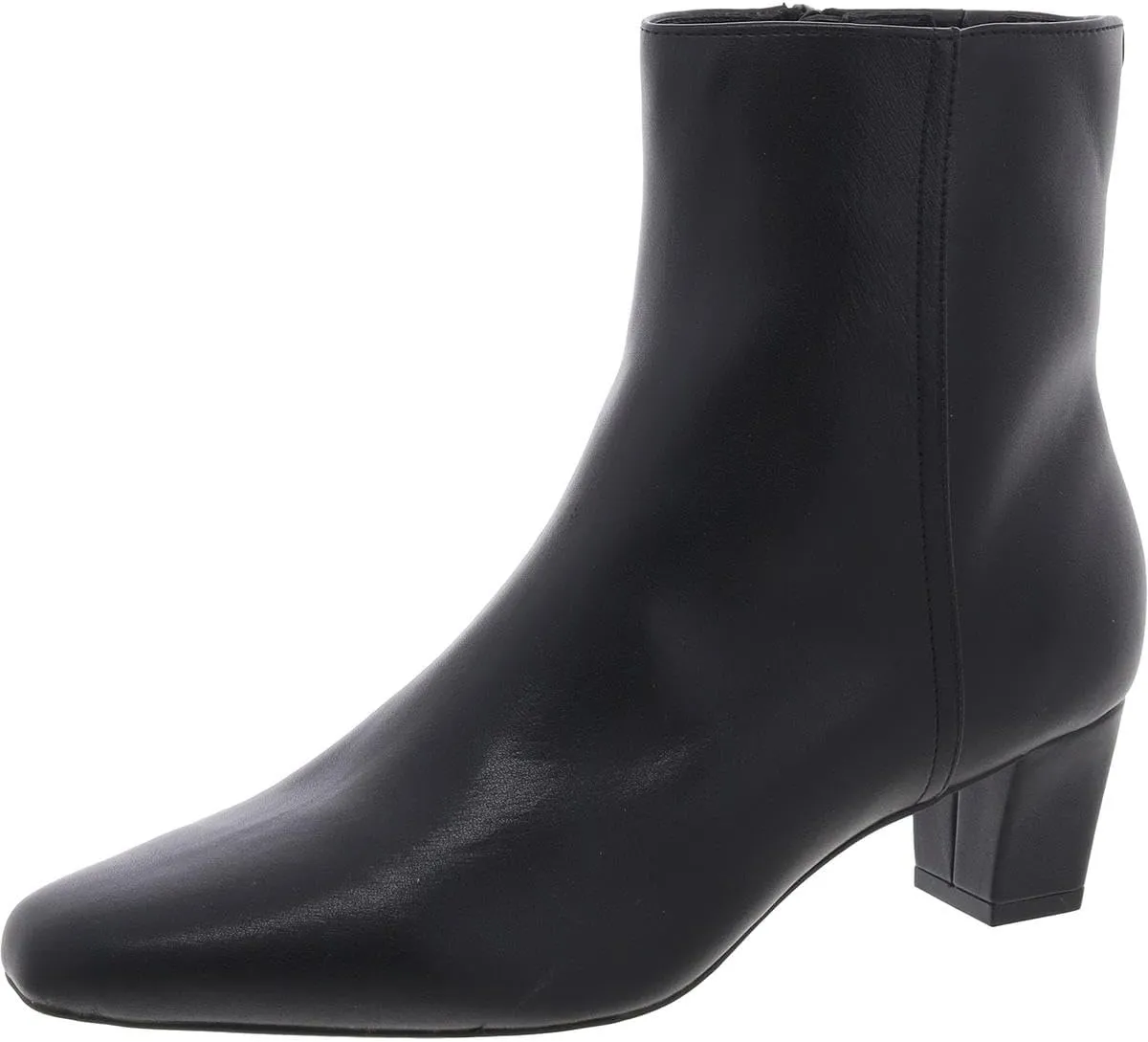 Giani Bernini Womens CARLIE Laceless Faux Leather Ankle Boots