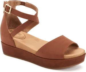 Giani Bernini Womens Ellenaa Memory Foam Ankle Strap Wedge Sandals