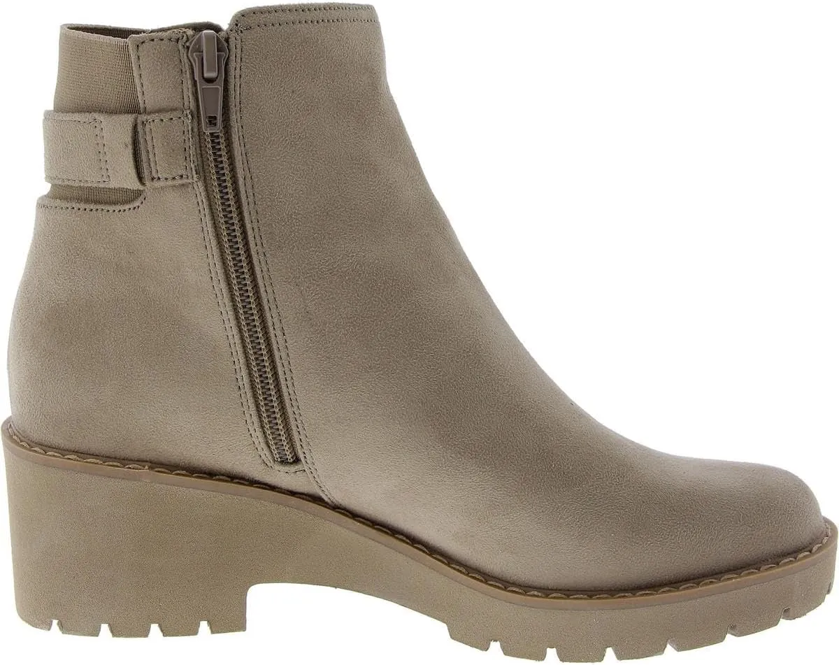 Giani Bernini Womens Vedaa Zip Up Lug Sole Ankle Boots