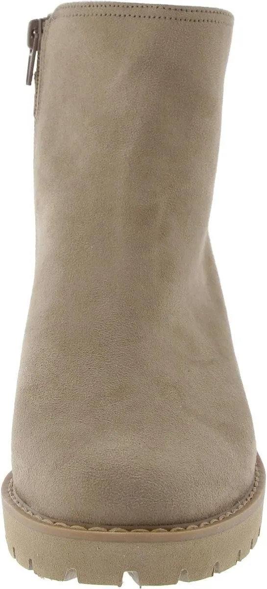 Giani Bernini Womens Vedaa Zip Up Lug Sole Ankle Boots