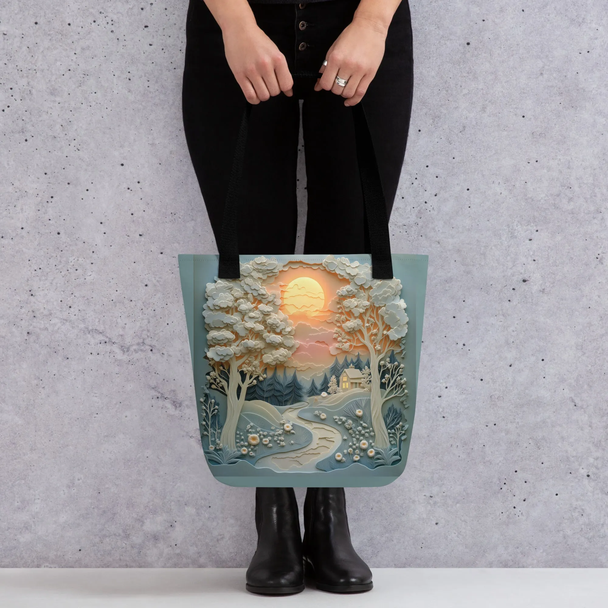 Glowing Landscape - Tote Bag
