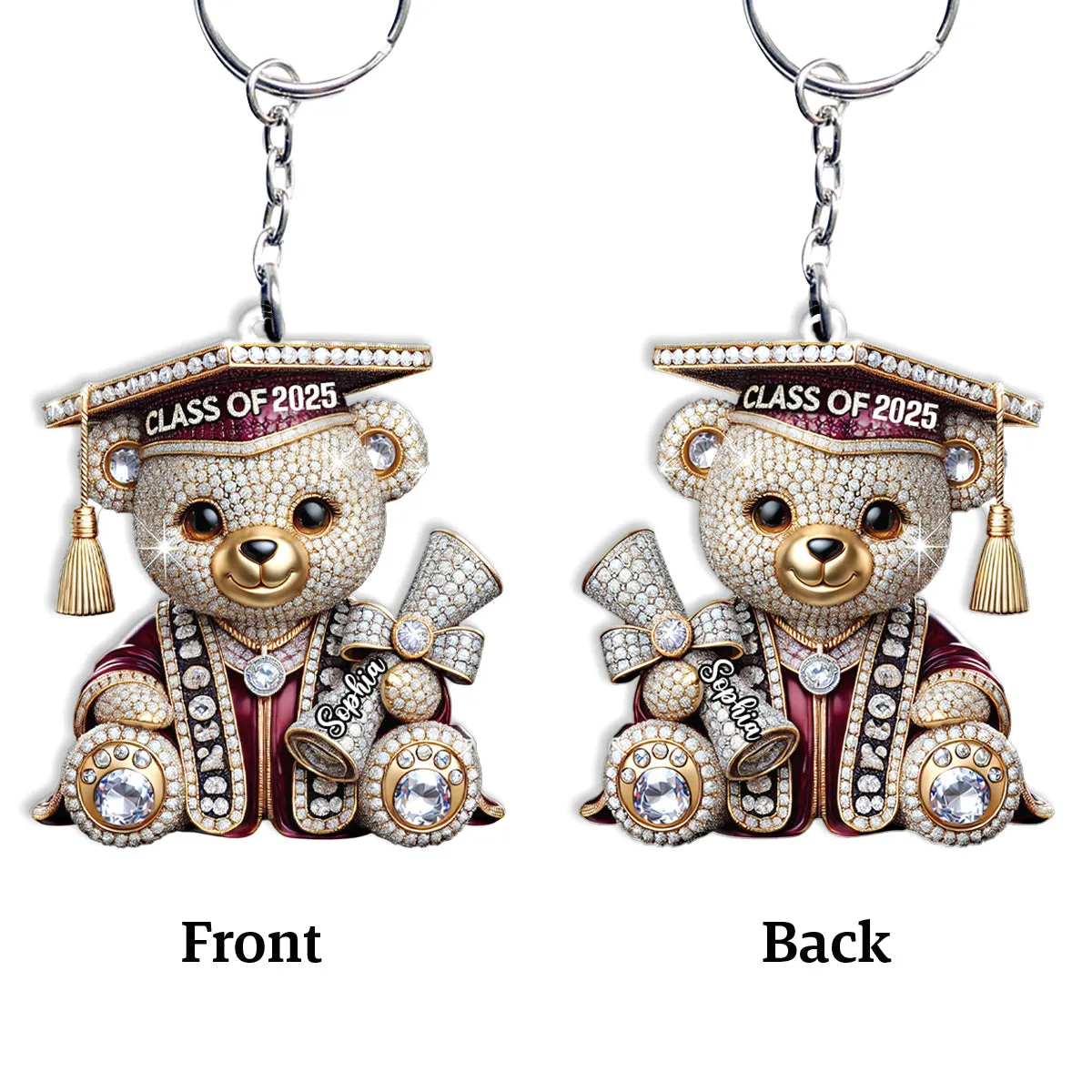 Graduation Gift - Personalized Graduation Keychain