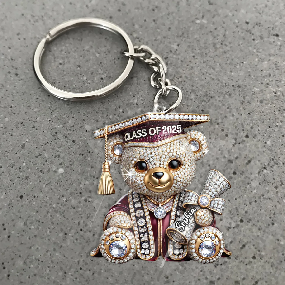 Graduation Gift - Personalized Graduation Keychain
