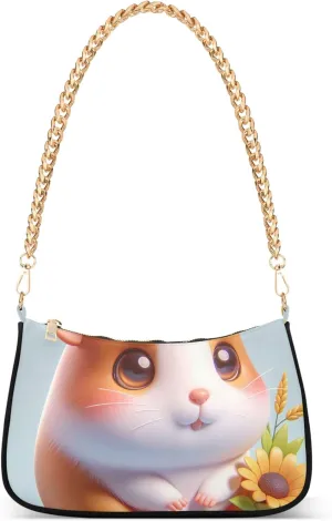 Graffiti Painting Abstract Chain Purse Hobo Clutch Bag Women's Designer Inspire Handbags Shoulder Strap