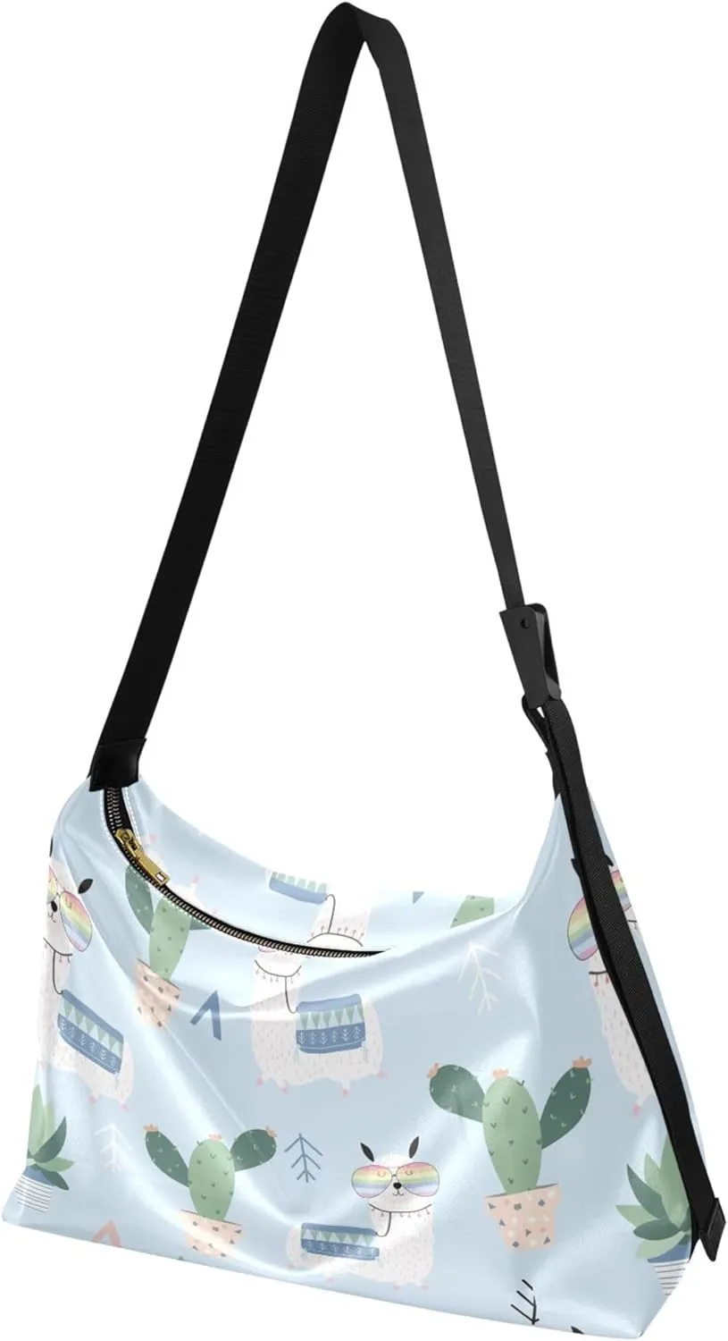 Green Dinosaur Hobo Ladies Handbags Leather Large Men Purses Soft Animal Print Designer Hobo Bags