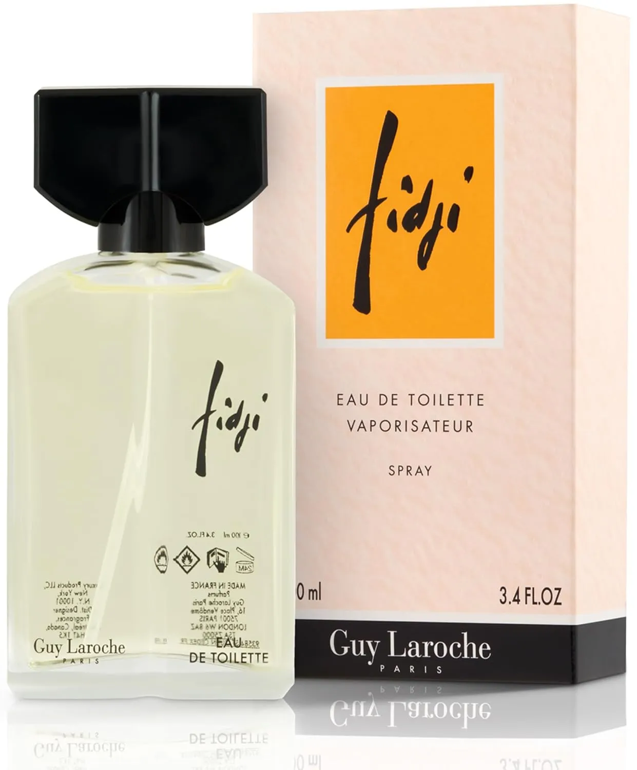 Guy Laroche Fidji, Iconic Designer Fragrance, Eau de Toilette for Women, Long Lasting Women Perfume, Day and Evening Aromatic Scent