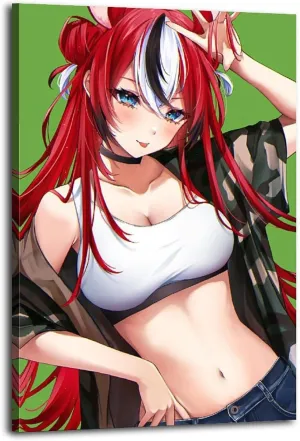 Hakos Baelz (2) Poster Cover Posters for Bedroom Wall Art Canvas 20x30inch(50x75cm) Frame-hakos Baelz (2)