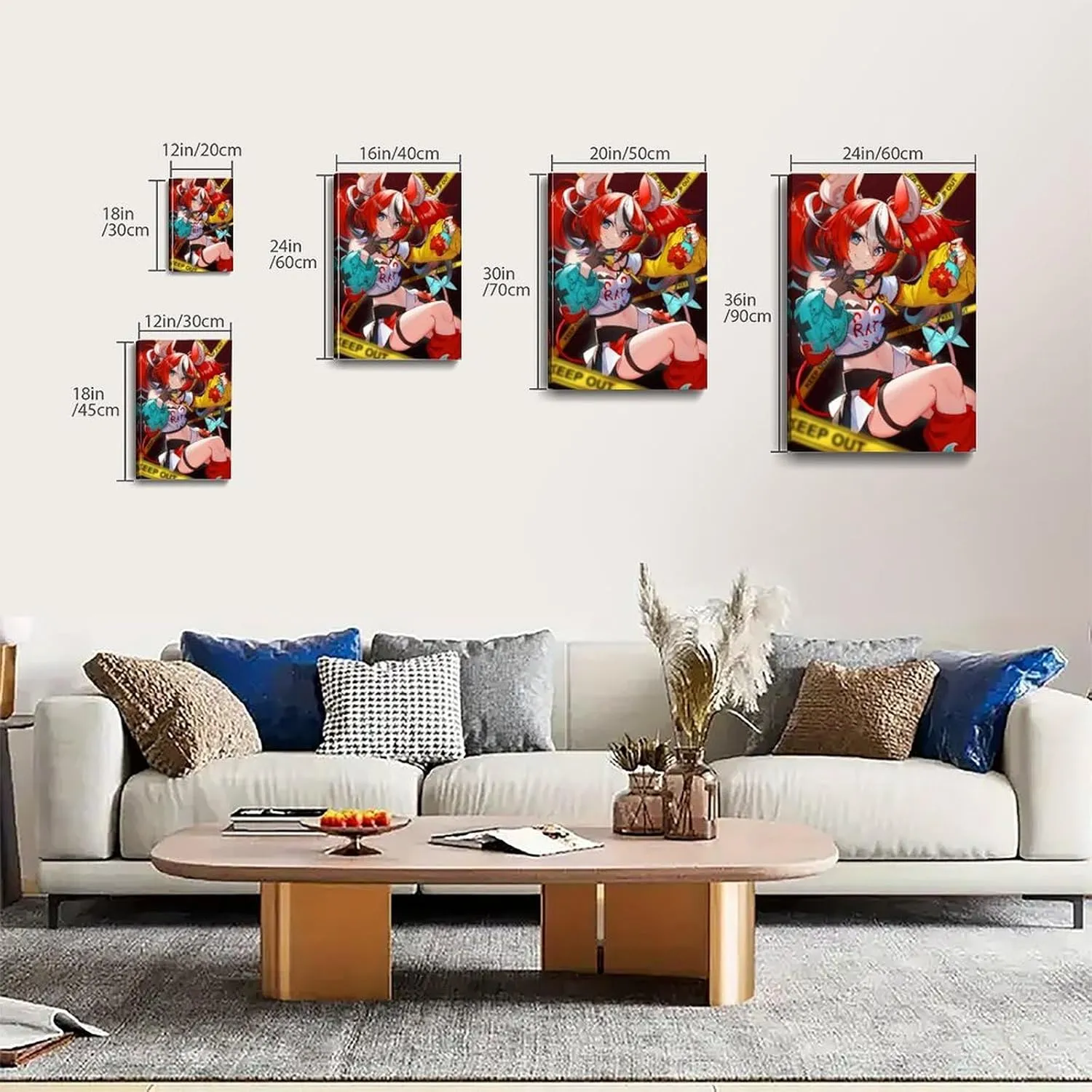 Hakos Baelz 2 Poster Cover Posters for Bedroom Wall Art Canvas 20x30inch(50x75cm) Frame-hakos Baelz 2