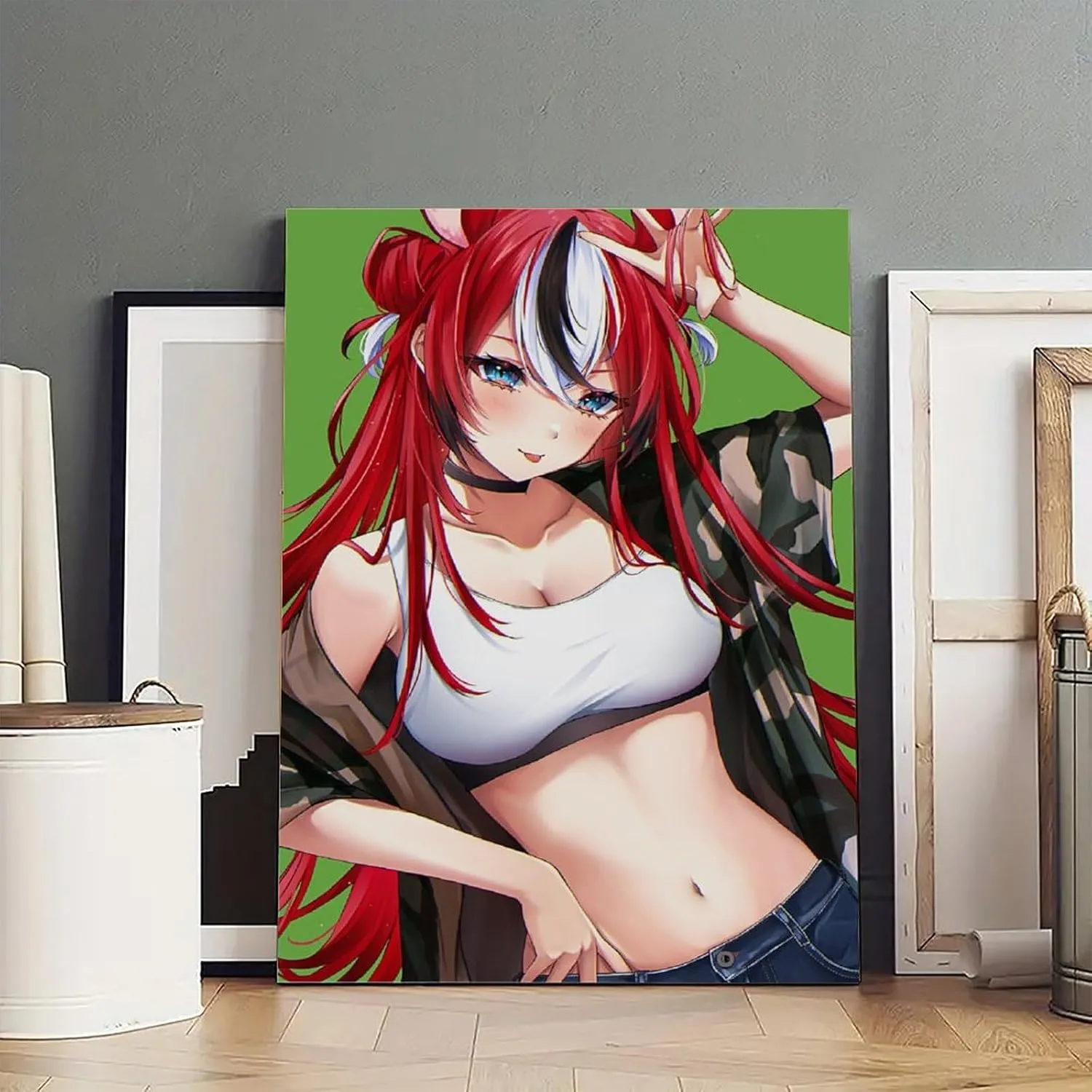 Hakos Baelz (2) Poster Cover Posters for Bedroom Wall Art Canvas 20x30inch(50x75cm) Frame-hakos Baelz (2)