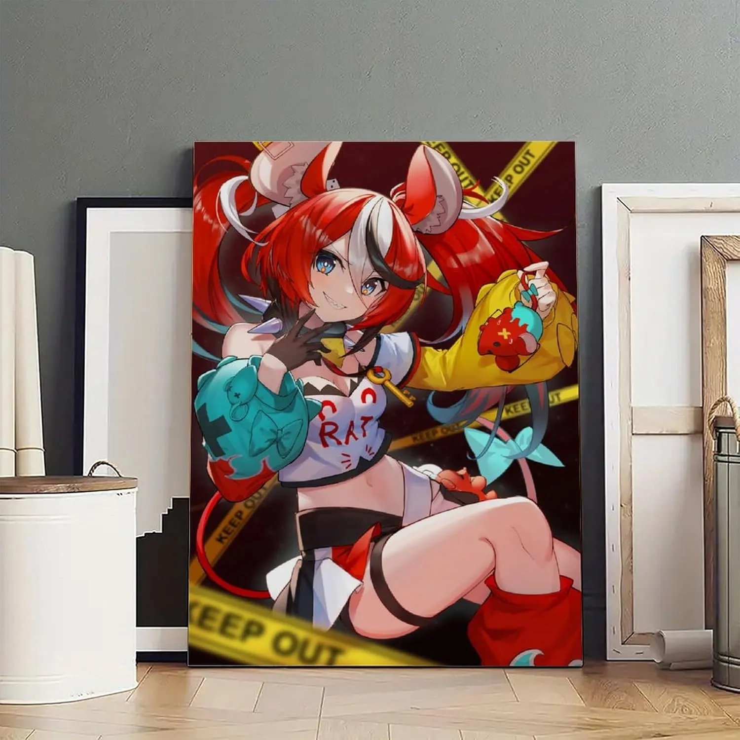 Hakos Baelz 2 Poster Cover Posters for Bedroom Wall Art Canvas 20x30inch(50x75cm) Frame-hakos Baelz 2