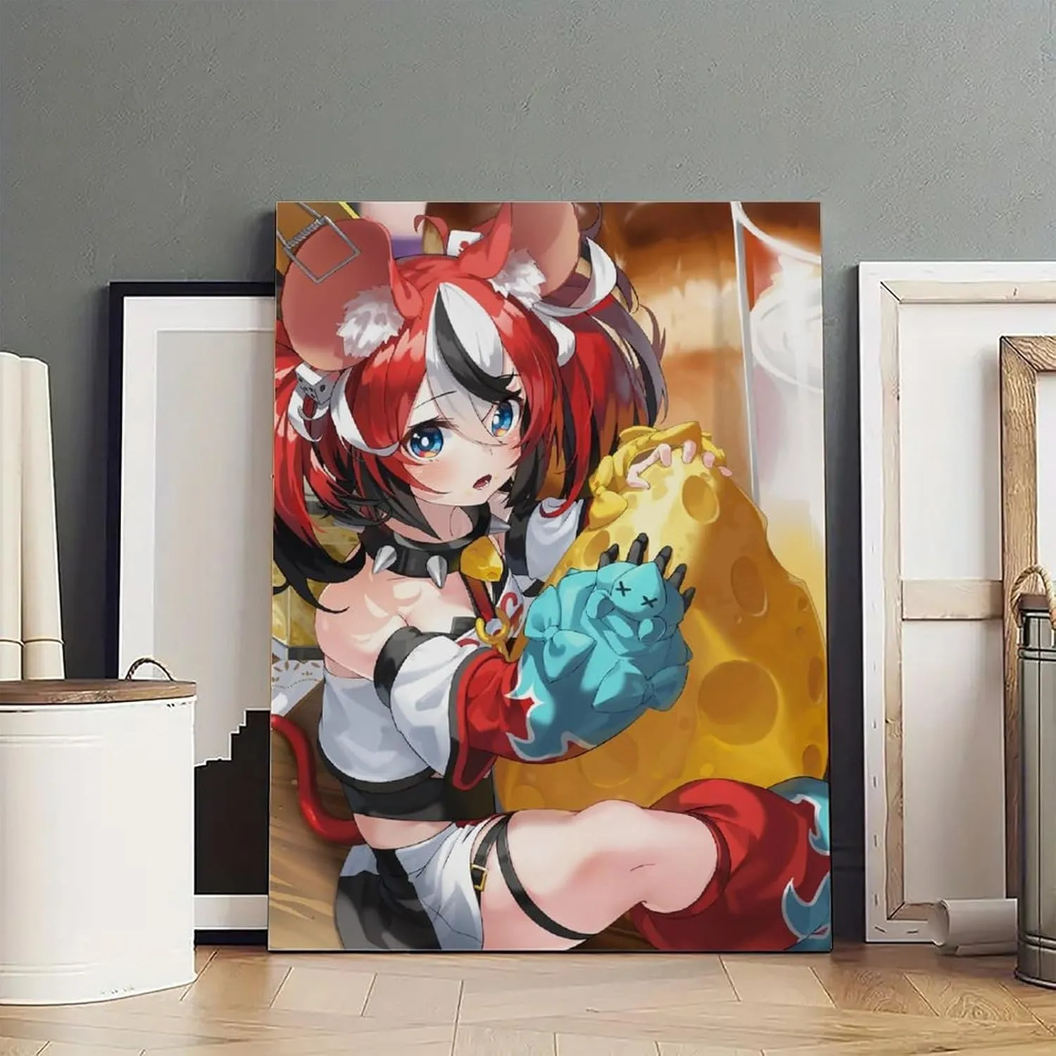 Hakos Baelz 3 Poster Cover Posters for Bedroom Wall Art Canvas 20x30inch(50x75cm) Frame-hakos Baelz 3