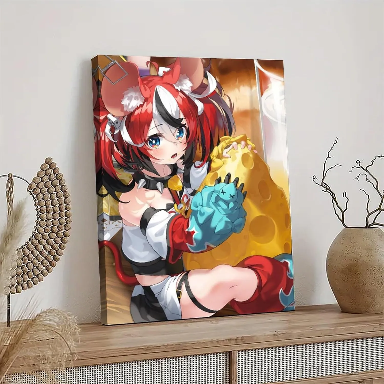 Hakos Baelz 3 Poster Cover Posters for Bedroom Wall Art Canvas 20x30inch(50x75cm) Frame-hakos Baelz 3