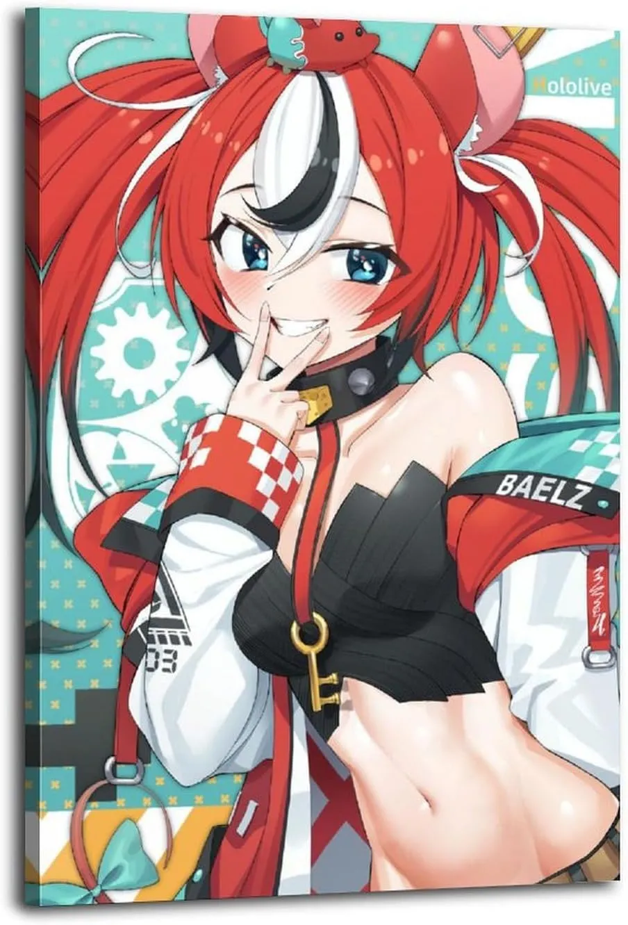 Hakos Baelz Poster Cover Posters for Bedroom Wall Art Canvas 20x30inch(50x75cm) Frame-hakos Baelz