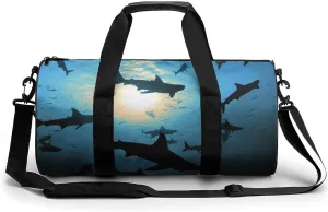 Hammerhead Sharks Gym Bag for Men Women Water Resistant Duffle Bag Travel Lightweight Bag for Travel Sports