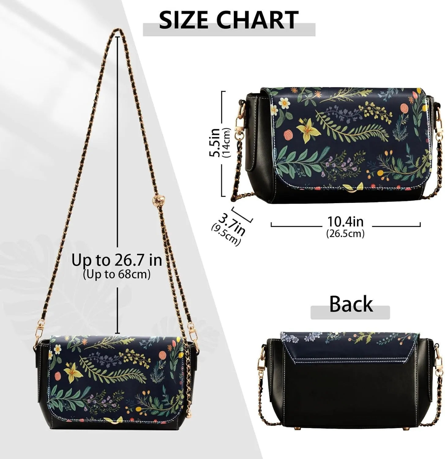 Handmade Christmas Art Zipper Leather Bag, Cross Body Leather Bags for Women