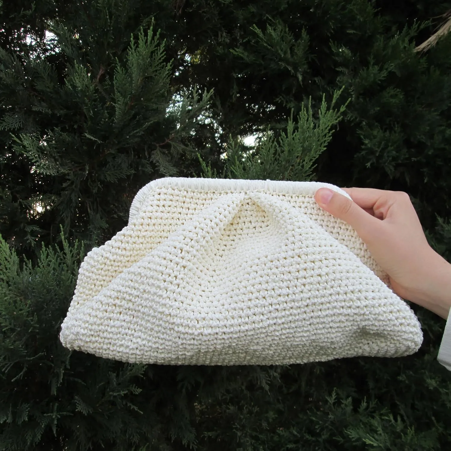 Handmade Crochet Bags for Women, Clutch Evening Bags for Women, Clutch Purses for Women, Crochet Bag, Women's Clutch Handbags, Wedding Clutch, Crochet Purse for Women, Knit Purse, Macrame Purse