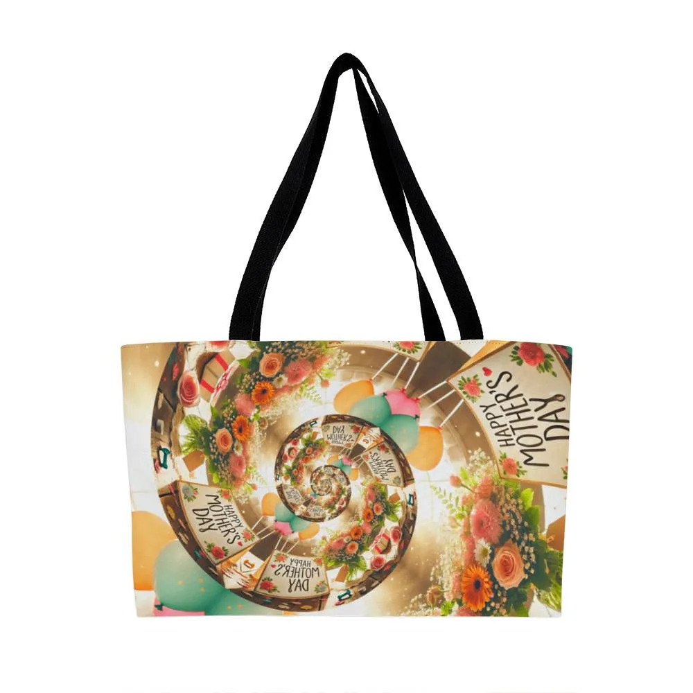 Happy Mother's Day Spiral Design Weekender Tote Bag