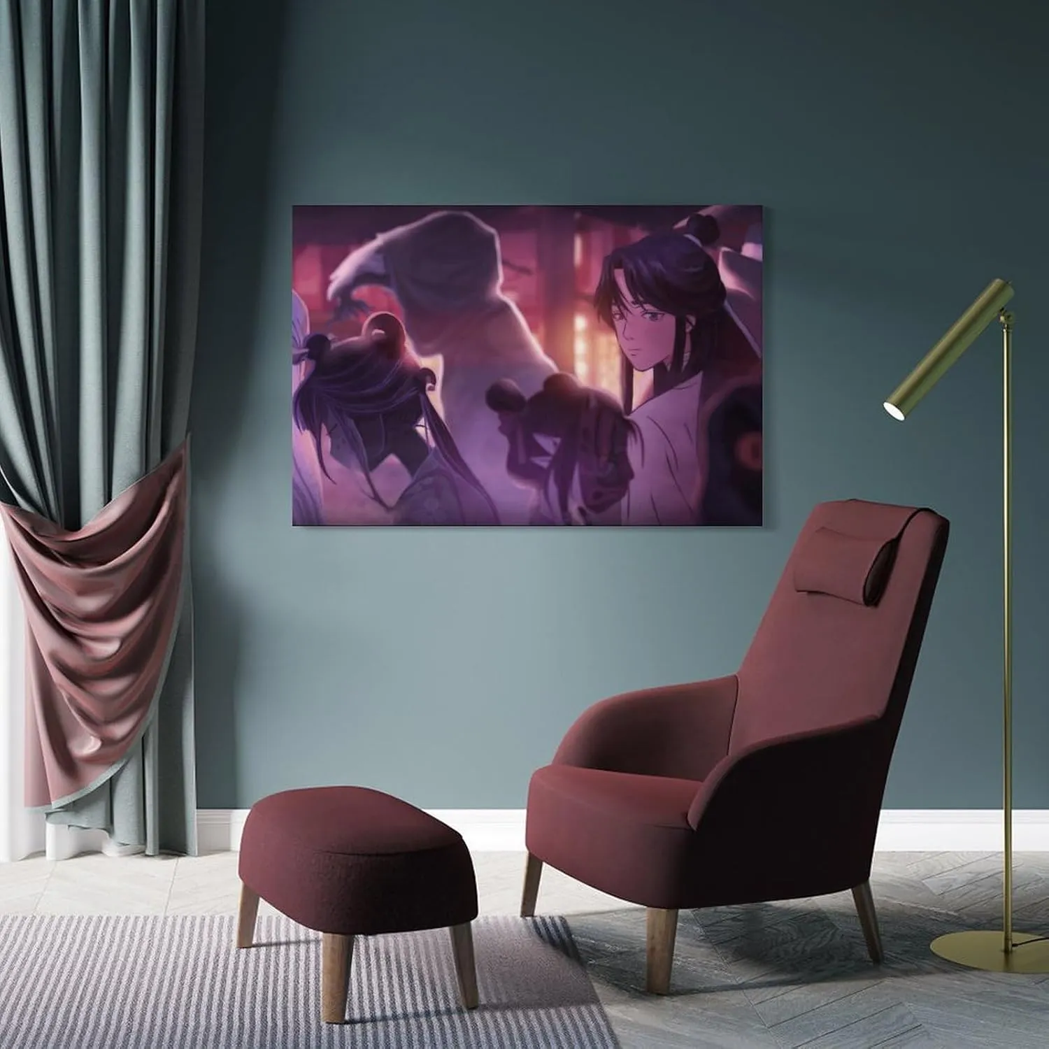 Heaven Official'S Blessing （Chinese：Tian Guan Ci Fu by Mo Xiang Tong Xiu）anime Poster Picture Print Canvas Poster Wall Paint Art Posters Decor Moder