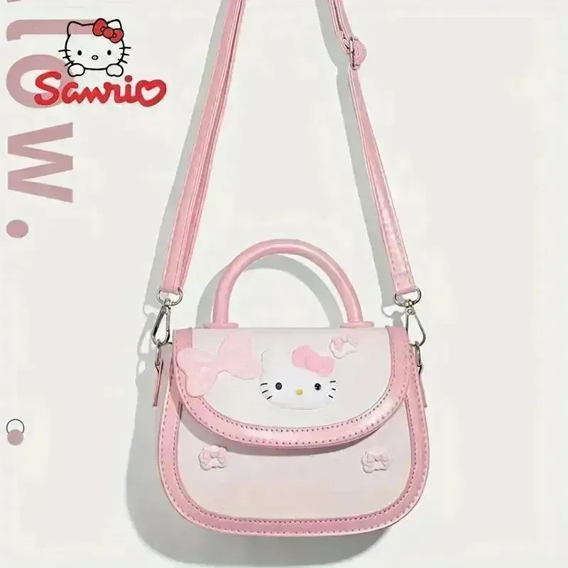 Hello Kitty Pink and White Saddle Bag