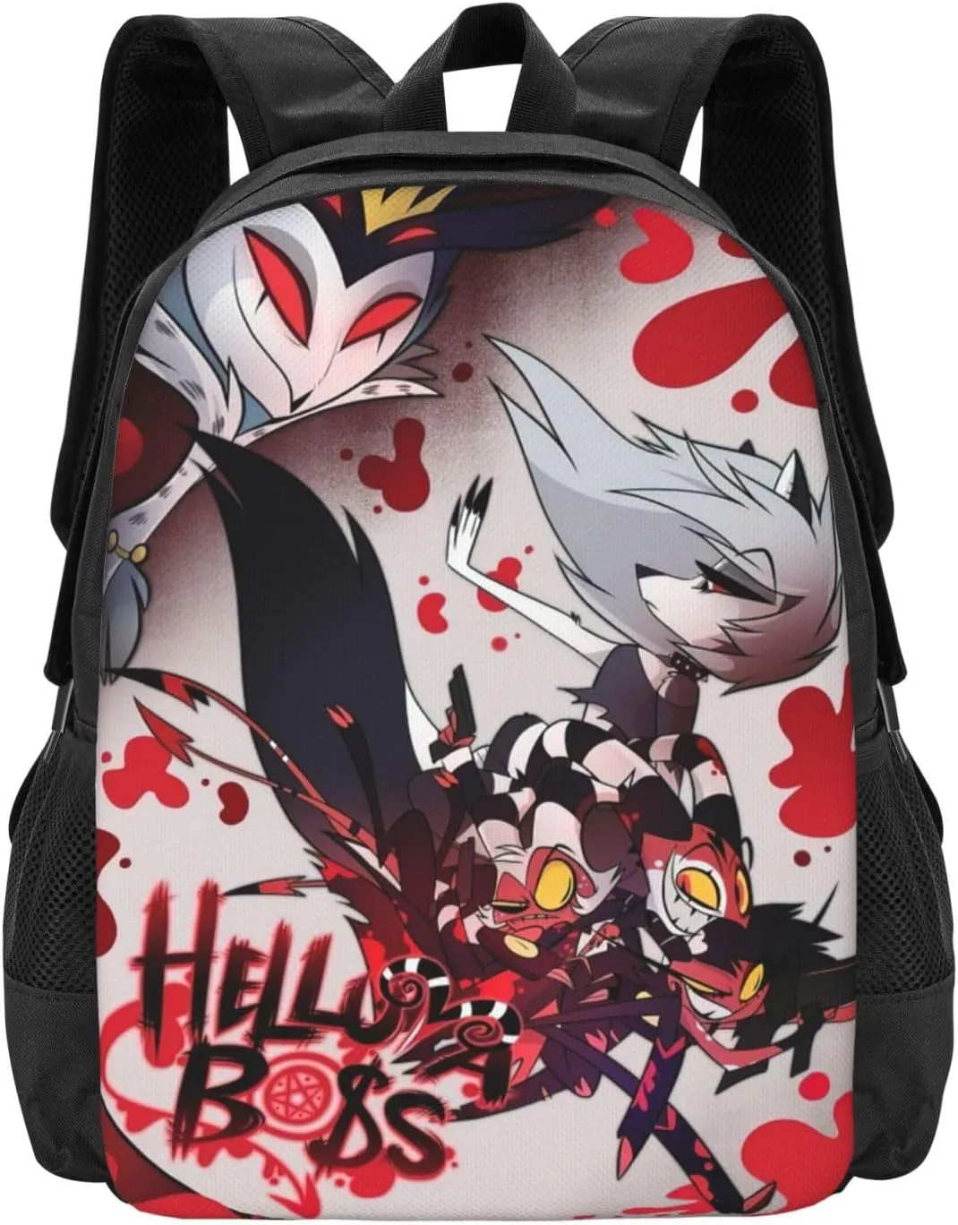 Helluva Comedy Boss Laptop Backpack Gym Bags Work Rucksack Modern Travel Bags Unisex Adult Casual Daypack for Office Notebook Bag