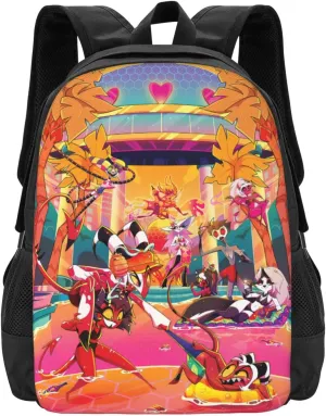 Helluva Comedy Boss Laptop Backpack Sport Bags Business Backpack Comfortable Travel Bags Unisex Adult Casual Daypack for Trip Notebook Bag