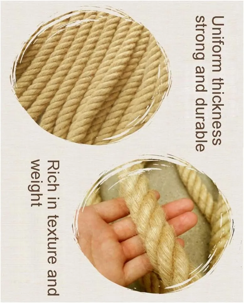 Hemp Rope Net Cargo Net Heavy Duty Climbing Net Outdoor Playground Fence Children Swing Climbing Rope Netting Safety Net Cargo Net Dia 4mm (Color : 4mm, Size : 1x3m (3.28X9.84ft))