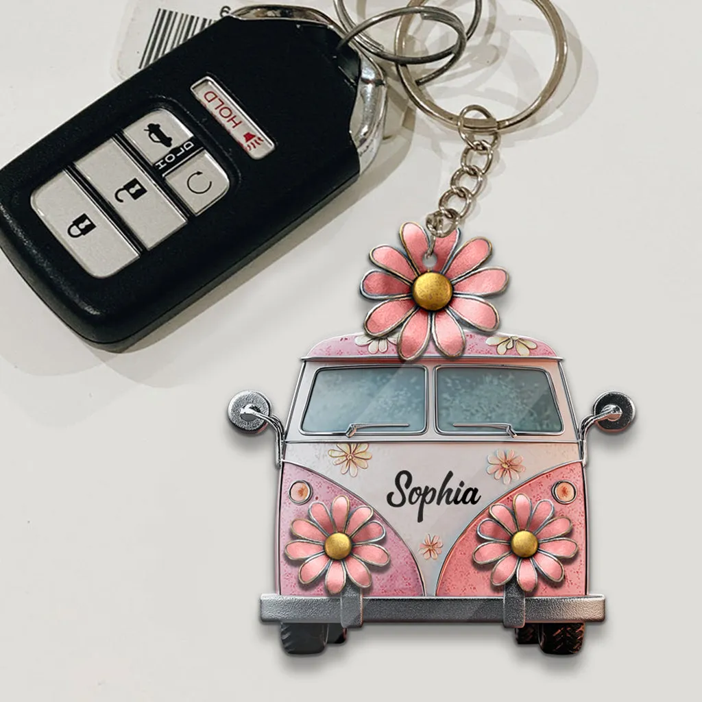 Hippie Soul - Personalized Hippie Keychain