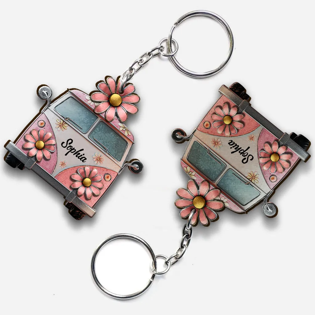 Hippie Soul - Personalized Hippie Keychain