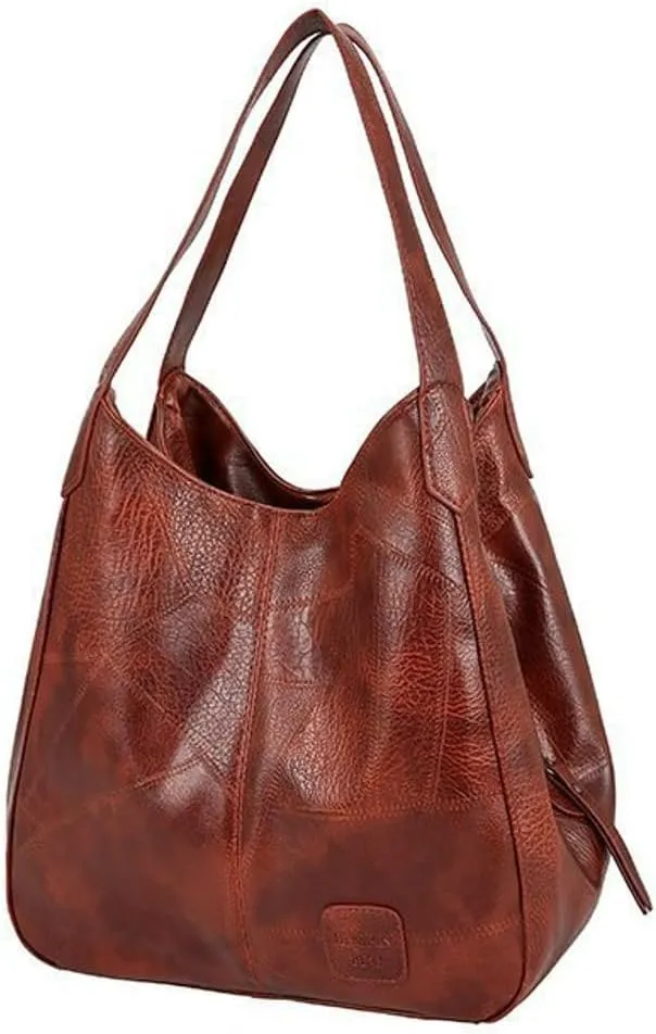 Hobo Bags for Women Soft Vegan Leather Shoulder Handbag Fashion Lightweight Tote Handbag and Purses