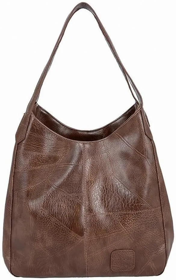 Hobo Bags for Women Soft Vegan Leather Shoulder Handbag Fashion Lightweight Tote Handbag and Purses