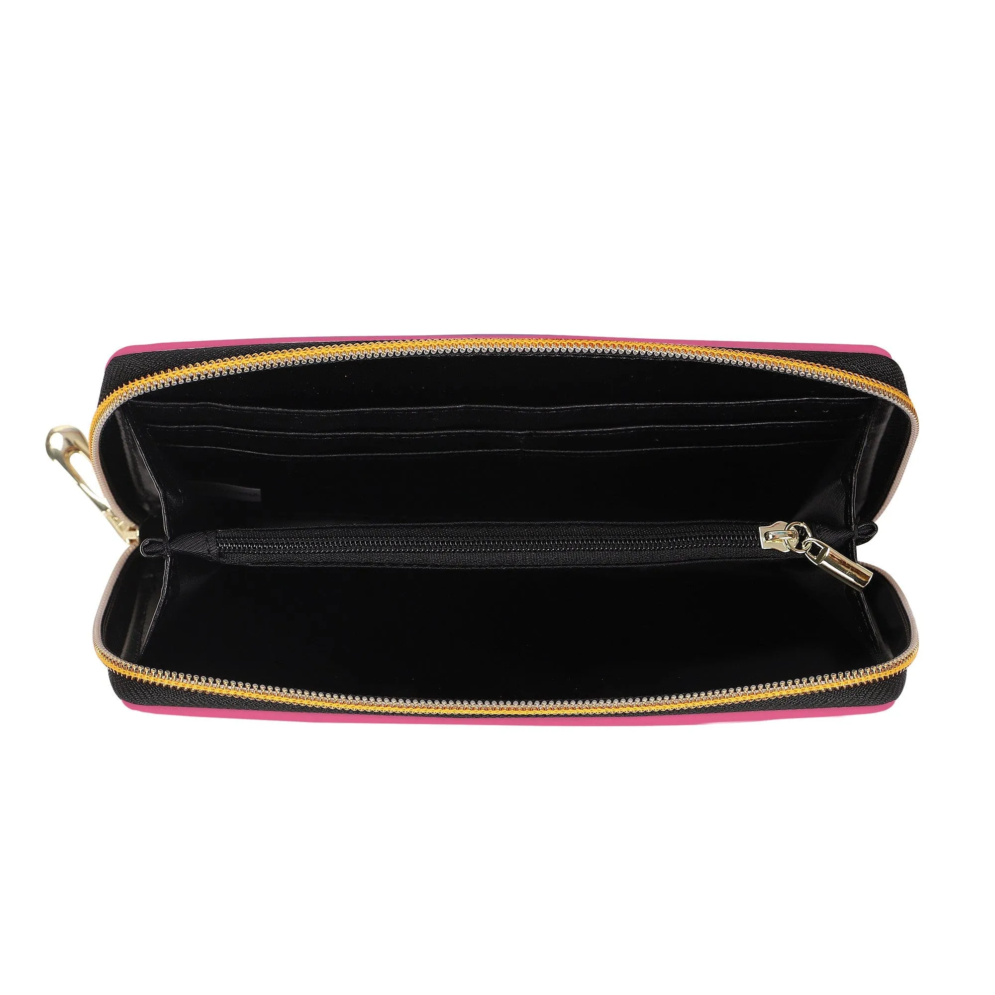 Horizontal Rainbow Zip-Around Wallet