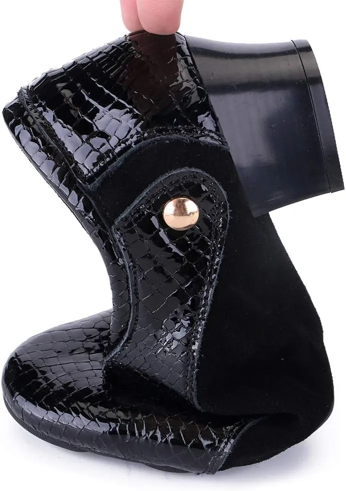 HROYL Men's Standard Latin/Jazz Dance Shoes Leather lace-up Ballroom W-701