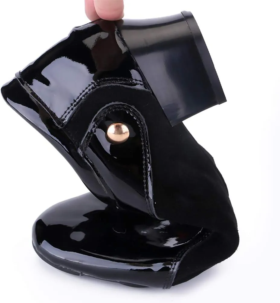 HROYL Men's Standard Latin/Jazz Dance Shoes Leather lace-up Ballroom W-701
