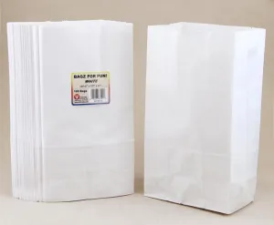 Hygloss Products Gusseted Bags - 6# White
