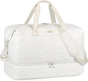 IBFUN Weekender Bags for Women, 21" Weekender Travel Bag, Travel Duffle Bag with Shoe Compartment Carry on Overnight Duffel Bag for Weekend Travel Business Trip